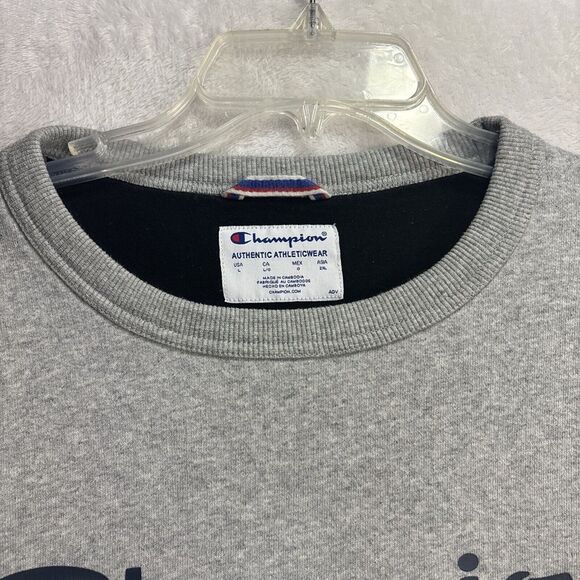 Vintage Champion Authentic Athleticwear Crewneck Sweatshirt Gray Large - Picture 3 of 7